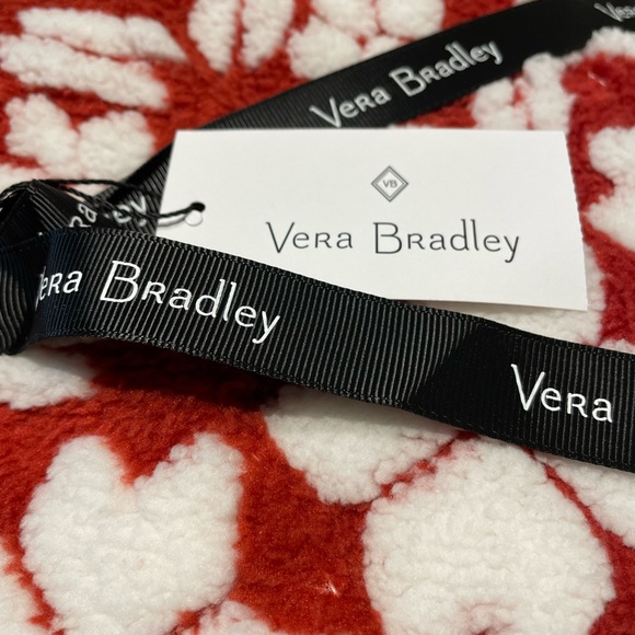 Vera Bradley Star Intarsia Red Throw Blanket - Picture 2 of 5